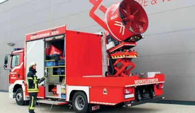 Truck-mounted blower unit (BIG)