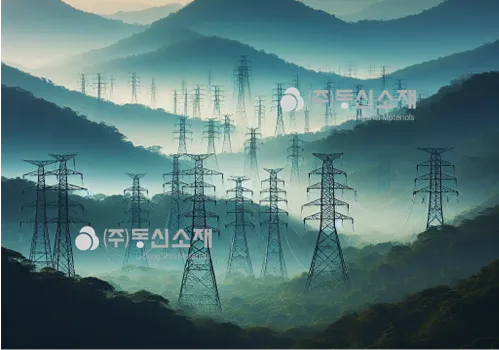 송전 철탑기초