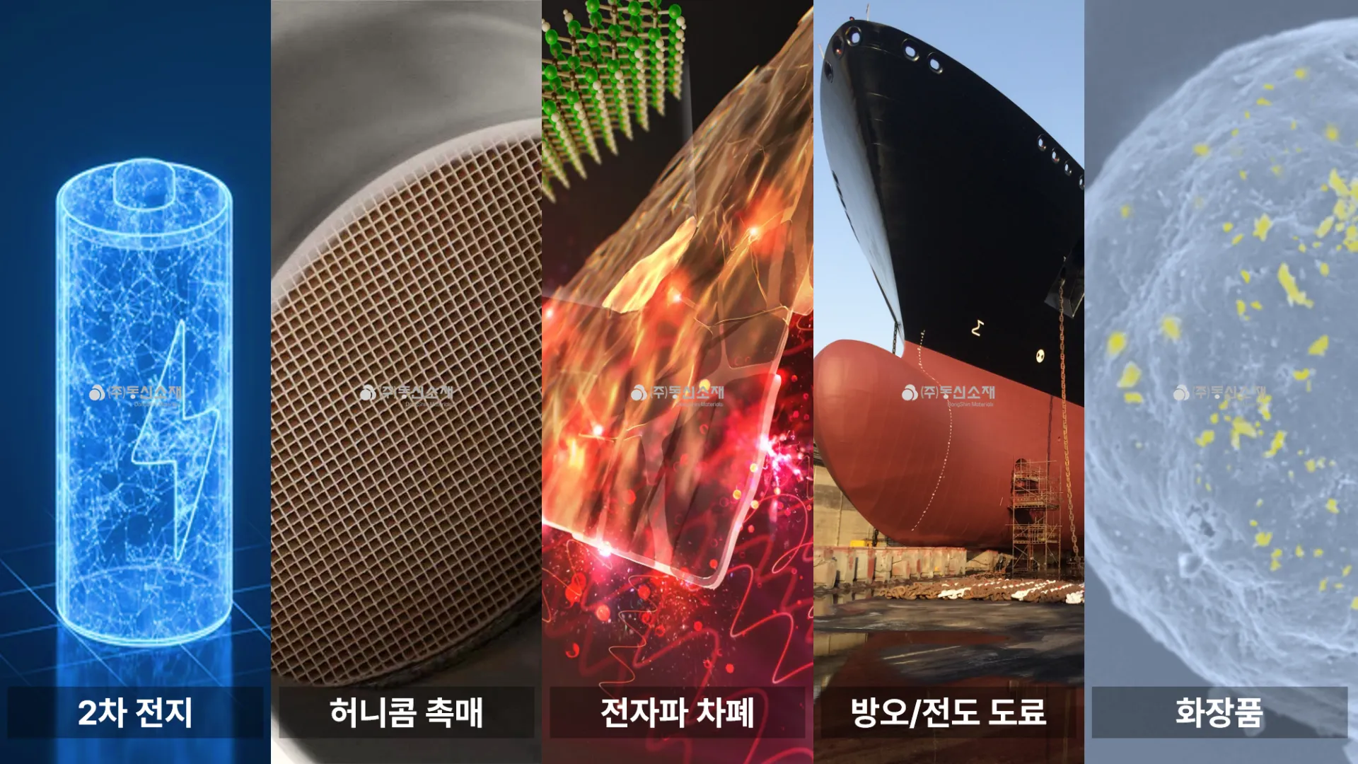 2차 전지 · 촉매 · 도료
